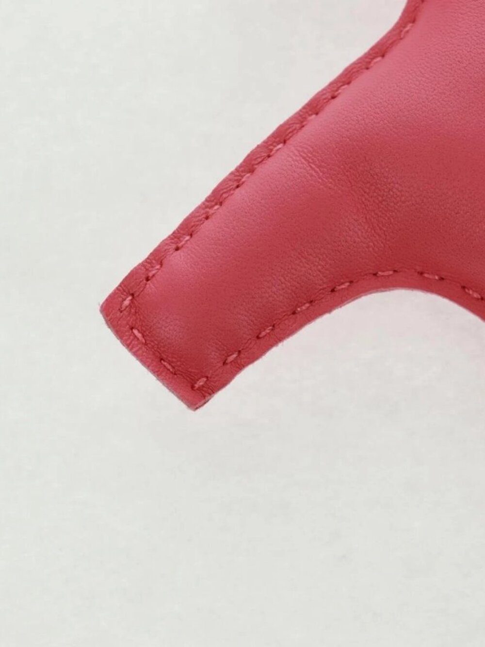 HERMES Rodeo Charm Clan PM Leather Pink Auth 163213M - Picture 3 of 14